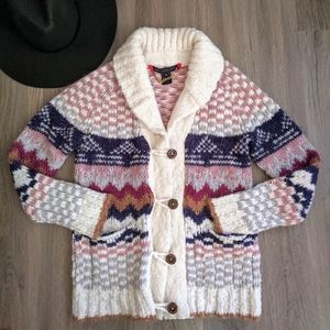 MarcByMarcJacobs Cream Wool Knit Cardigan XS